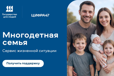 Портал Госуслуги предлагает полезный инструмент для многодетных семей Ленобласти